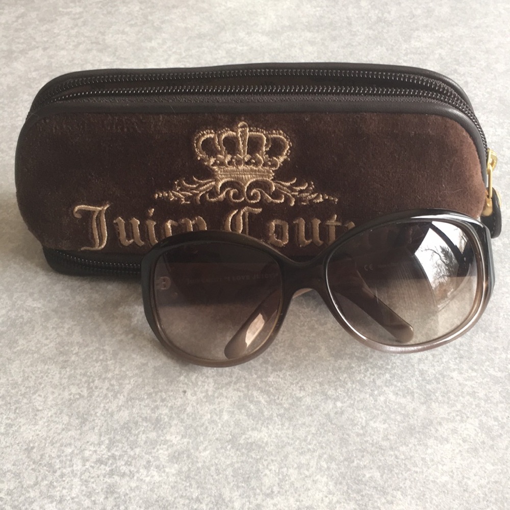 Juicy Couture sunglasses & matching case